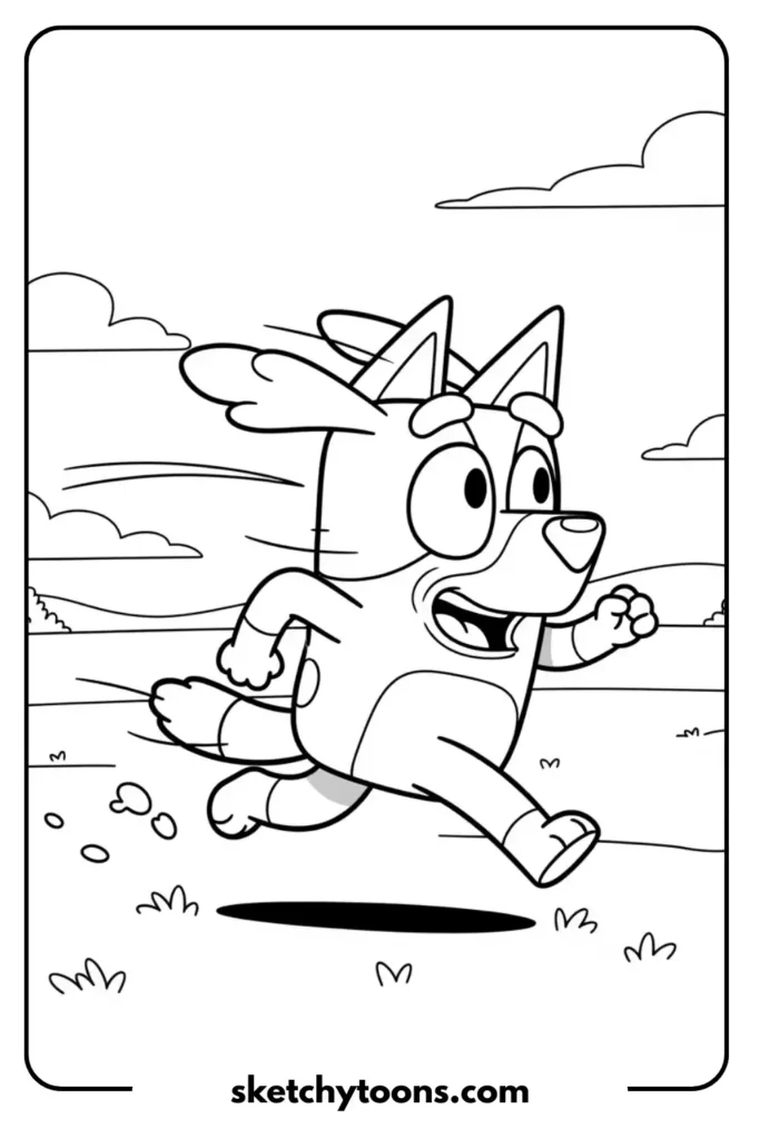 Running Free creative page