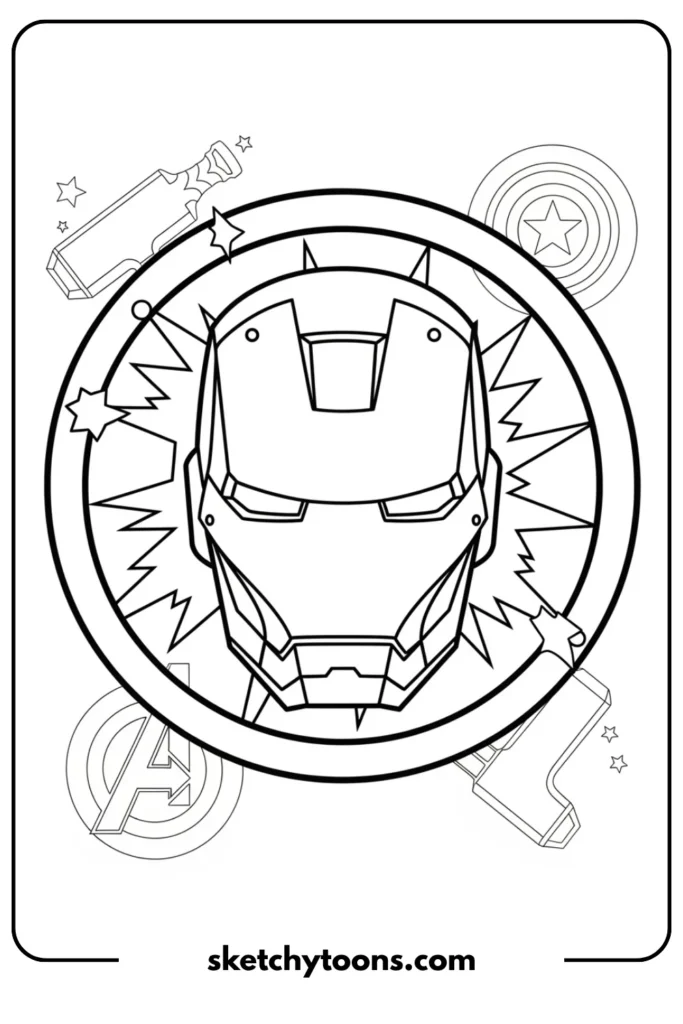 Avengers Iron Man Symbol Art