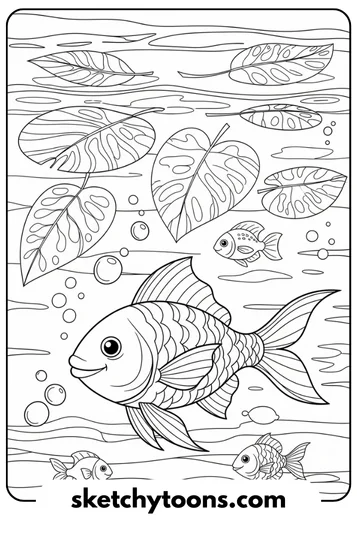 Fish and Floating Leaves