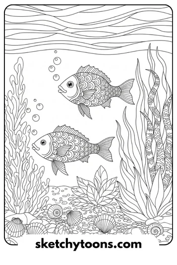 Fish and Seashell Garden