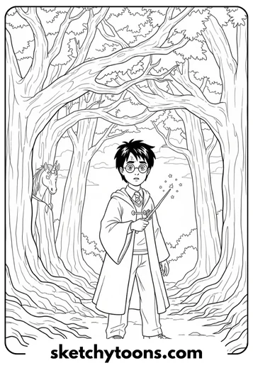 Harry in the Forbidden Forest