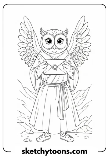 Hedwig Delivering a Letter