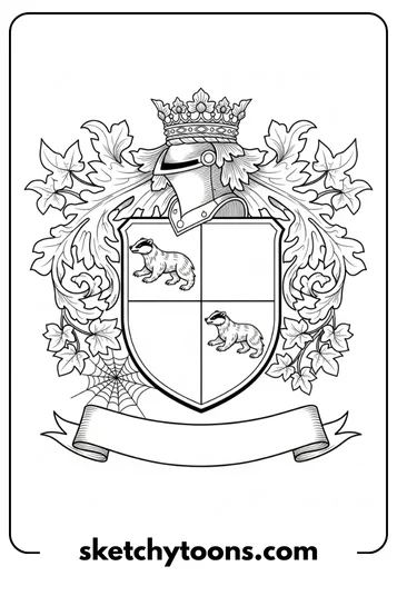 Hufflepuff House Crest