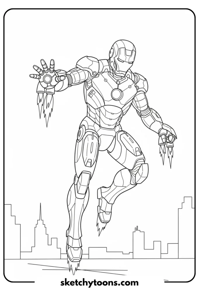 Iron Man Landing Easy Style