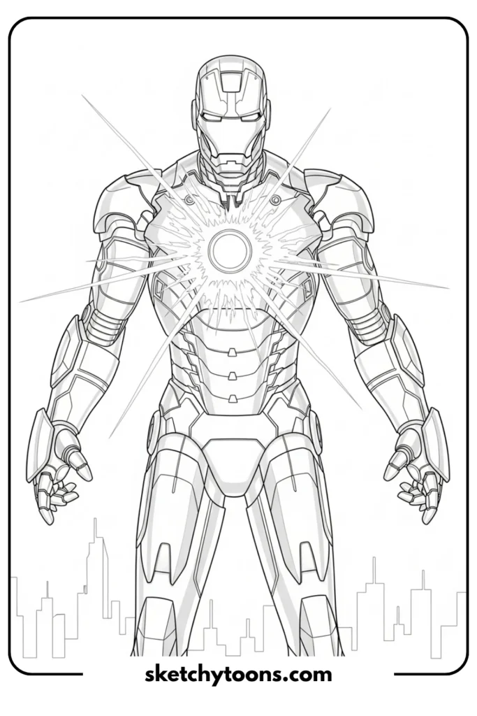 Iron Man With Big Arc Reactor