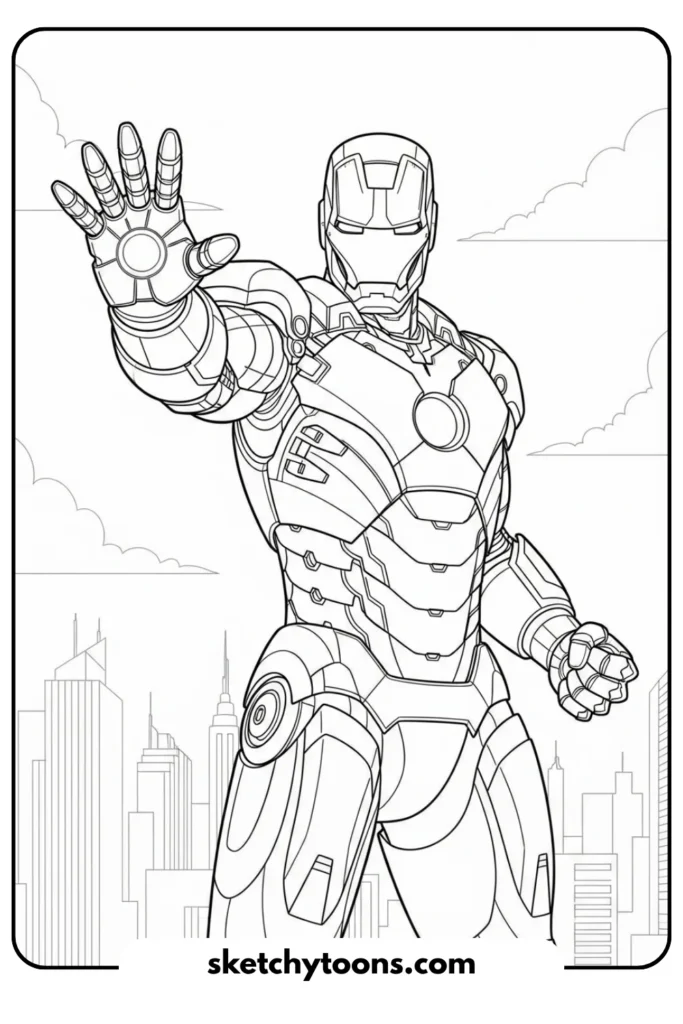 Iron Man in Hero Pose