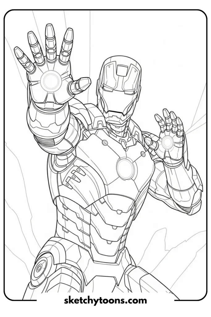Iron Man with Repulsor Ready