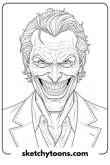 Joker Coloring Pages 2 Joker Laughing coloring page