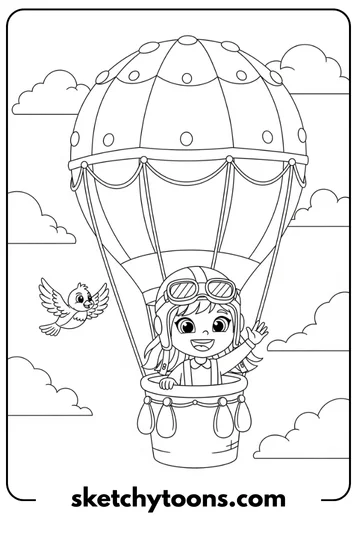 Labubu Hot Air Balloon