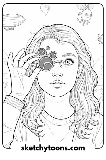 Luna Lovegood Holding Spectrespecs