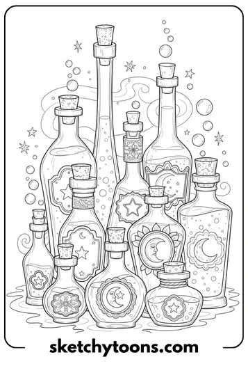 Magical Potion Bottles