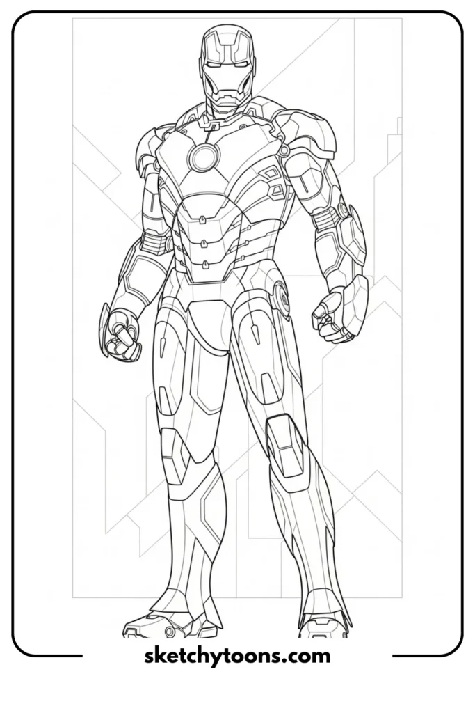 Marvel Iron Man Standing Proud