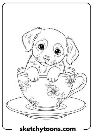 Puppy in a Teacup