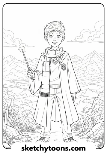 Ron Practicing a Charm