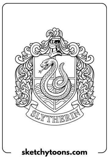Slytherin House Crest