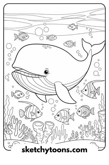 Whale and Fish