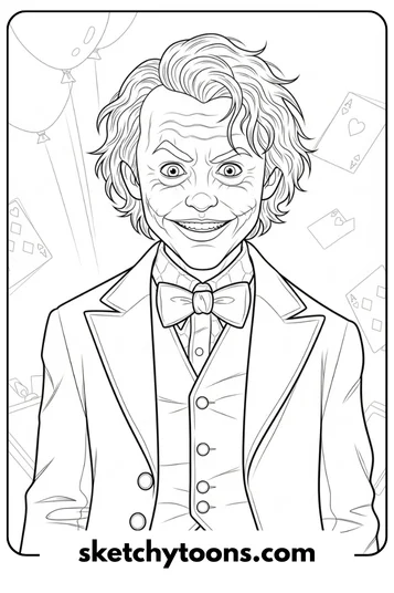 Joker Coloring Pages 13 Young Joker Sketch