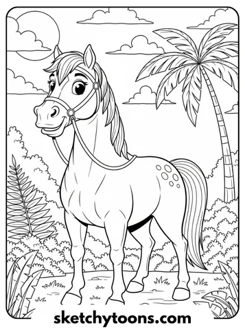 Toy-Story-Ausmalbilder 15 Bullseye the Horse