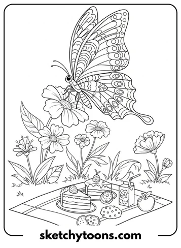 Butterfly Flower Snack