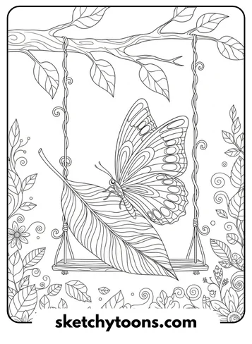 Butterfly Leaf Swin