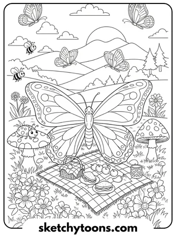 Butterfly Picnic Spot