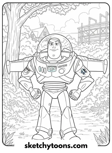 Toy-Story-Ausmalbilder 3 Buzz Lightyear Adventure