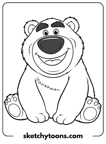 Toy-Story-Ausmalbilder 19 Lotso the Bear