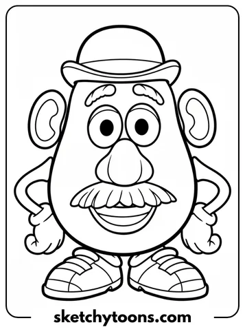 Toy-Story-Ausmalbilder 10 Mr. Potato Head
