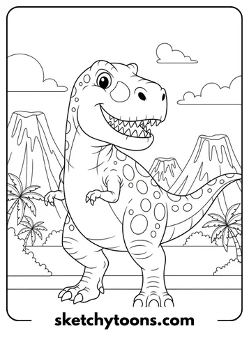 Toy-Story-Ausmalbilder 8 Rex the Dinosaur