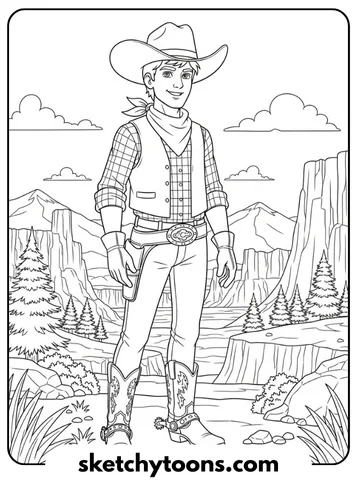 Toy-Story-Ausmalbilder 2 Woody the Cowboy